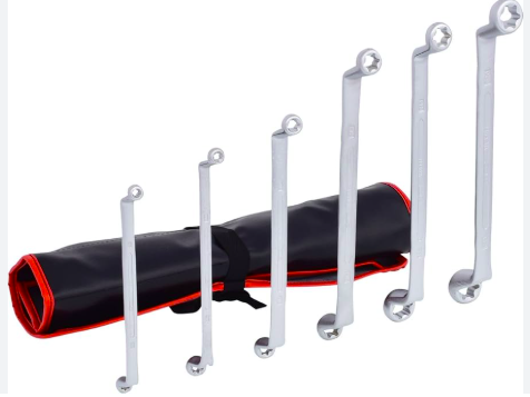 Žiedinių veržliarakčių rinkinys E6-E24 911.0360 KS Tools  